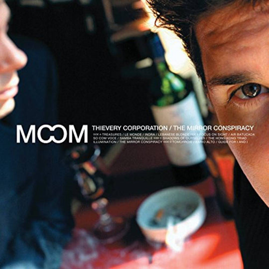 the album cover for Thievery Corporation - Mirror Conspiracy [RSD Essential Indie Colorway White 2LP]