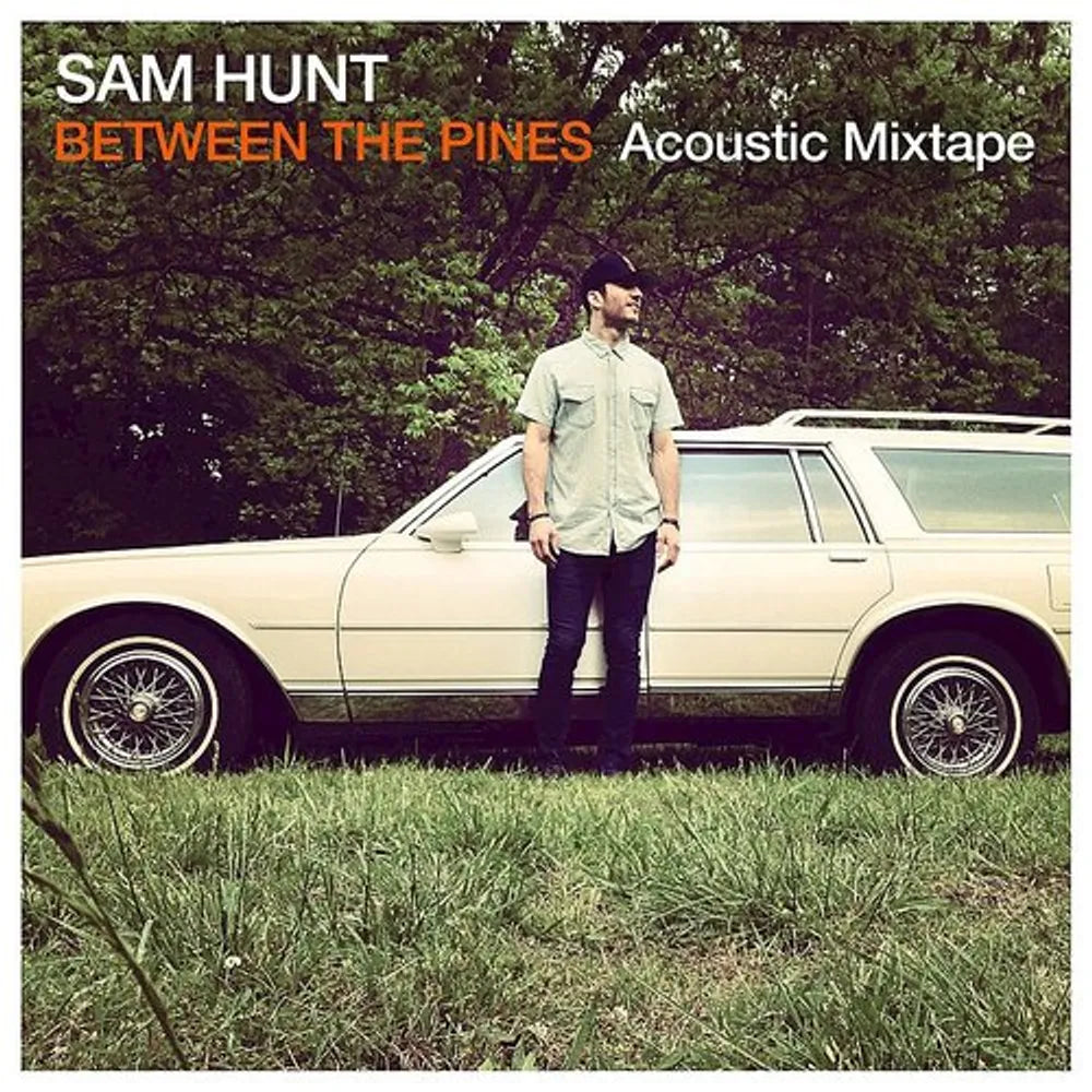 the album cover for Sam Hunt - Between The Pines (Acoustic Mixtape) [Indie Exclusive Limited Edition Cream 2LP]
