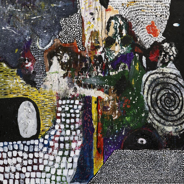 the album cover for Bdrmm - I Don't Know [Indie Exclusive Limited Edition Black & White Marble LP]