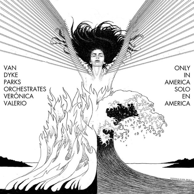 the album cover for Veronica Valerio &amp; Van Dyke Parks - Only in America [10in Vinyl]