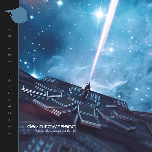 the album cover for Devin Townsend - Devolution Series #2 - Galactic Quarantine [Indie Exclusive Limited Edition Silver 2LP]