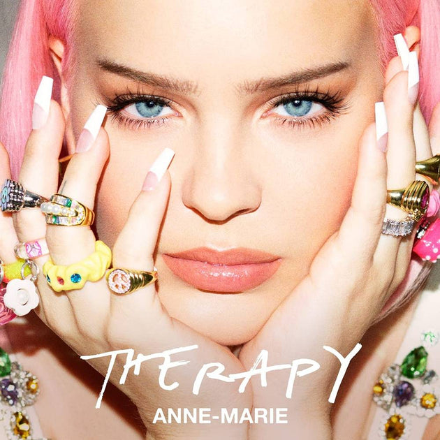 the album cover for Anne-Marie - Therapy [Indie Exclusive Limited Edition Orange LP]