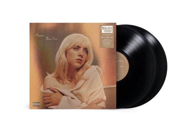 the album cover for Billie Eilish - Happier Than Ever [RSD Black Friday 2022]