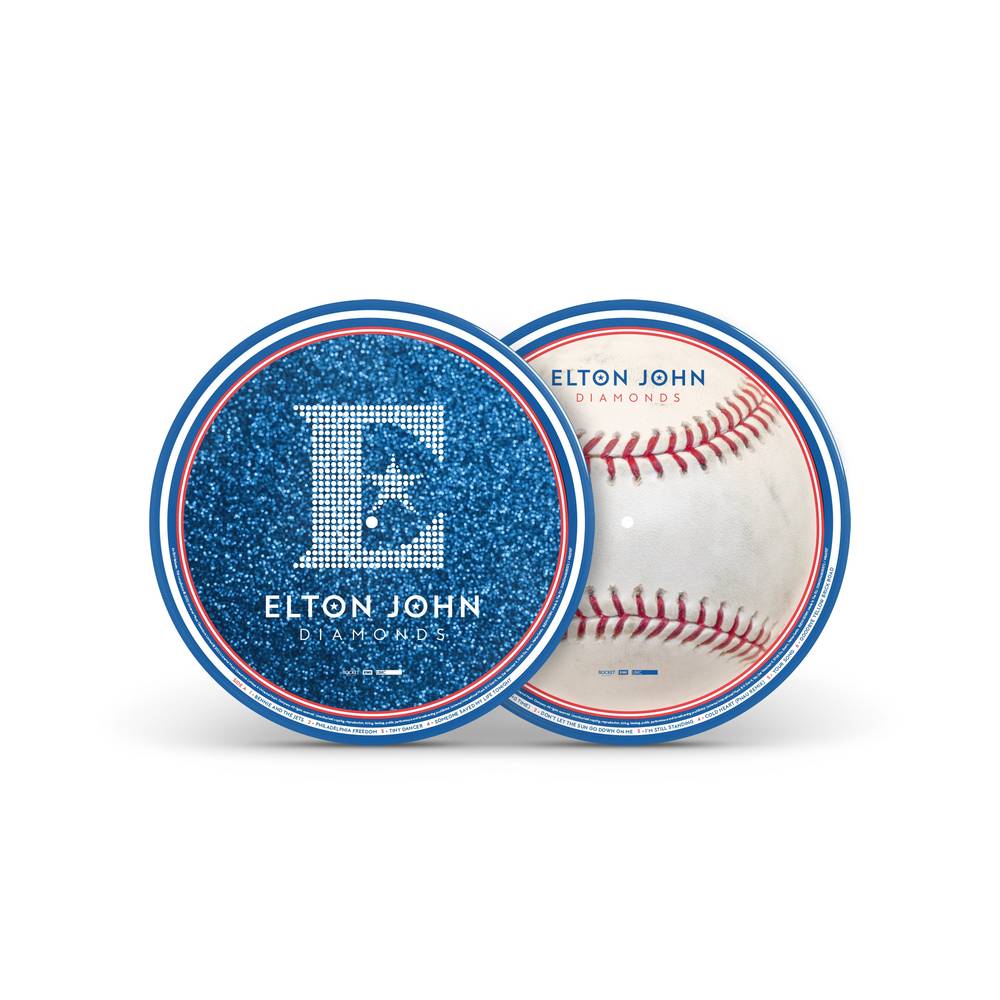 the album cover for Elton John - Diamonds [Indie Exclusive limited Edition Picture Disc LP]
