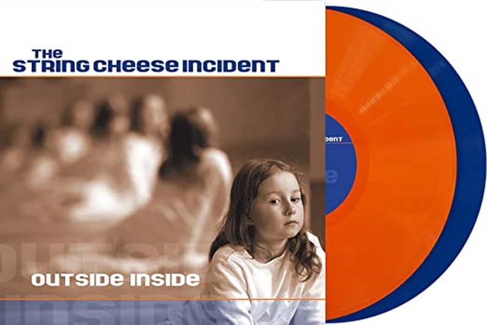 the album cover for The String Cheese Incident - Outside Inside [Blue / Orange 2LP]