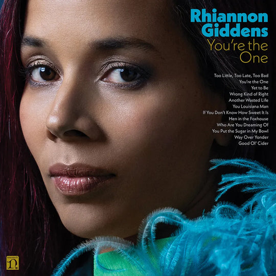 the album cover for Rhiannon Giddens - You’re The One [Indie Exclusive Limited Edition Milky Clear LP]