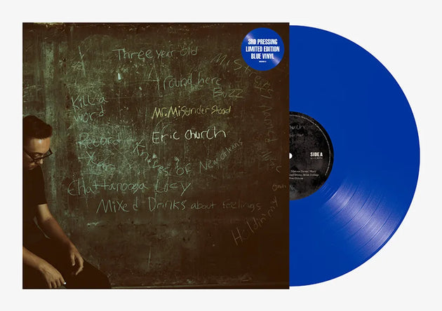 the album cover for Eric Church - Mr. Misunderstood [Limited Edition Blue LP]
