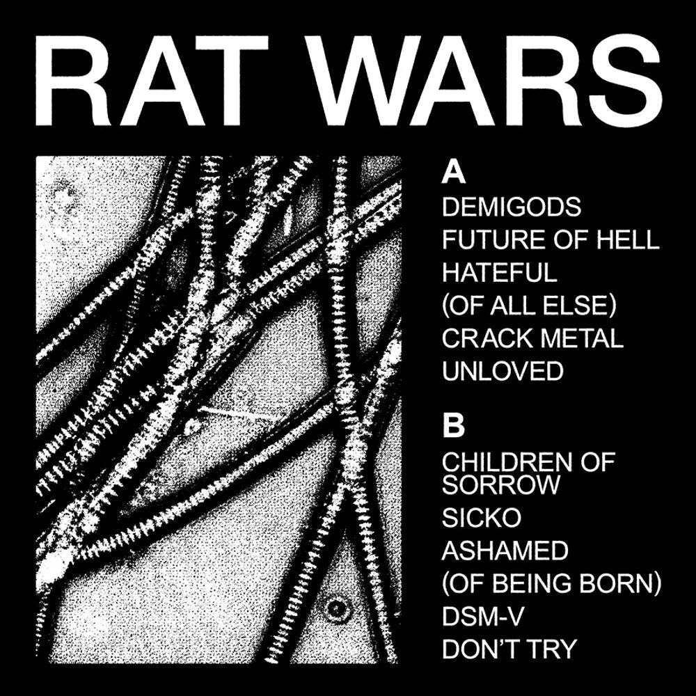 the album cover for HEALTH - RAT WARS [Indie Exclusive Limited Edition Translucent Ruby LP]
