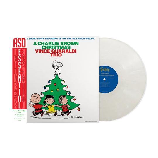 the album cover for Vince Guaraldi - A Charlie Brown Christmas [RSD Essential Snowstorm LP]