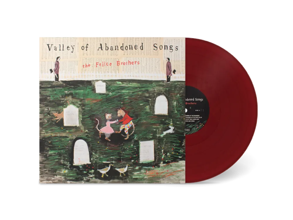 the album cover for Felice Brothers - Valley Of Abandoned Songs [Limited Edition Burgundy LP]