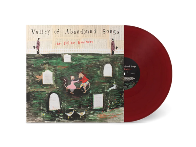 the album cover for Felice Brothers - Valley Of Abandoned Songs [Limited Edition Burgundy LP]