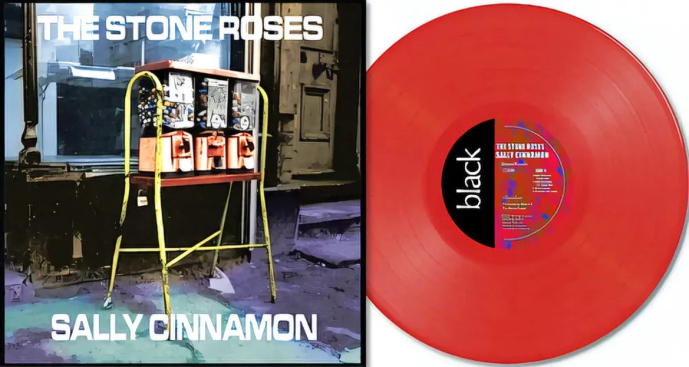 the album cover for The Stone Roses - Sally Cinnamon EP [RSD Essential Indie Colorway Red LP]
