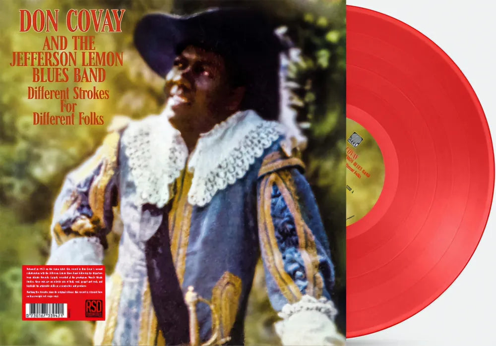 the album cover for Don Covay & The Jefferson Lemon Blues Band - Different Strokes For Different Folks [RSD Essential Red LP]