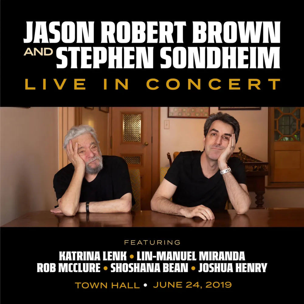 the album cover for Jason Robert Brown, Stephen Sondheim - Jason Robert Brown and Stephen Sondheim: Live in Concert [LP]