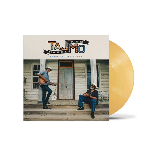 the album cover for Taj Mahal &amp; Keb' Mo' - Room On The Porch [Indie Exclusive Opaque Custard vinyl]