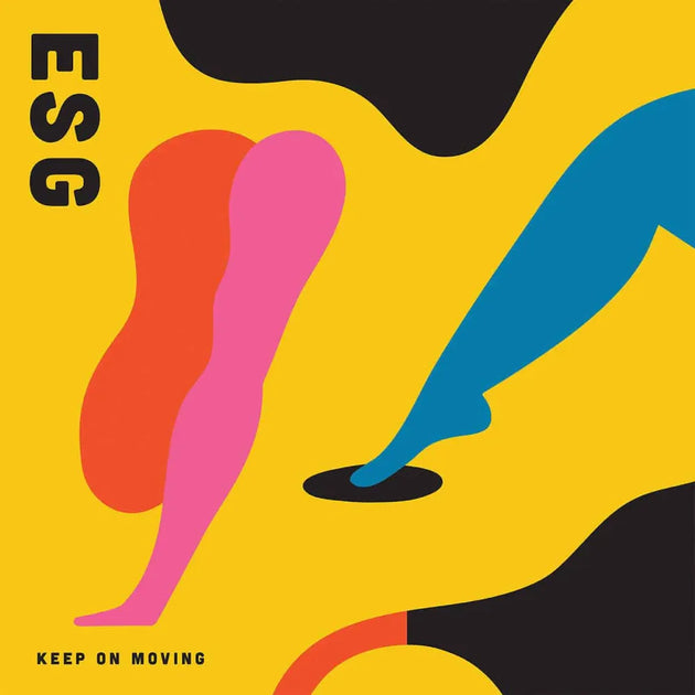 the album cover for Esg - Keep On Moving