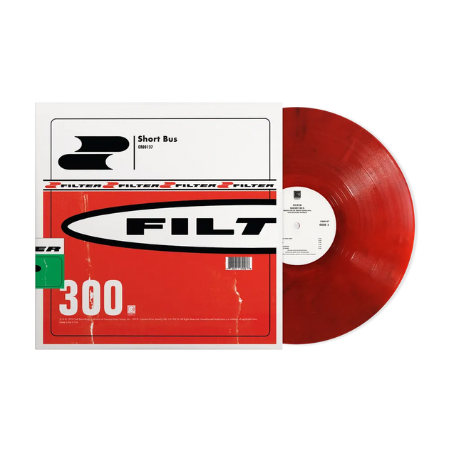the album cover for Filter - Short Bus (30th Anniversary Edition) -  [Vinyl Voice Edition Crimson Moon LP]