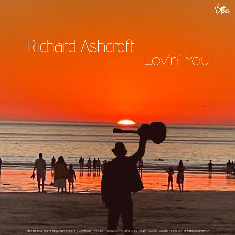 the album cover for Richard Ashcroft - Lovin You [Indie Exclusive Blue LP]