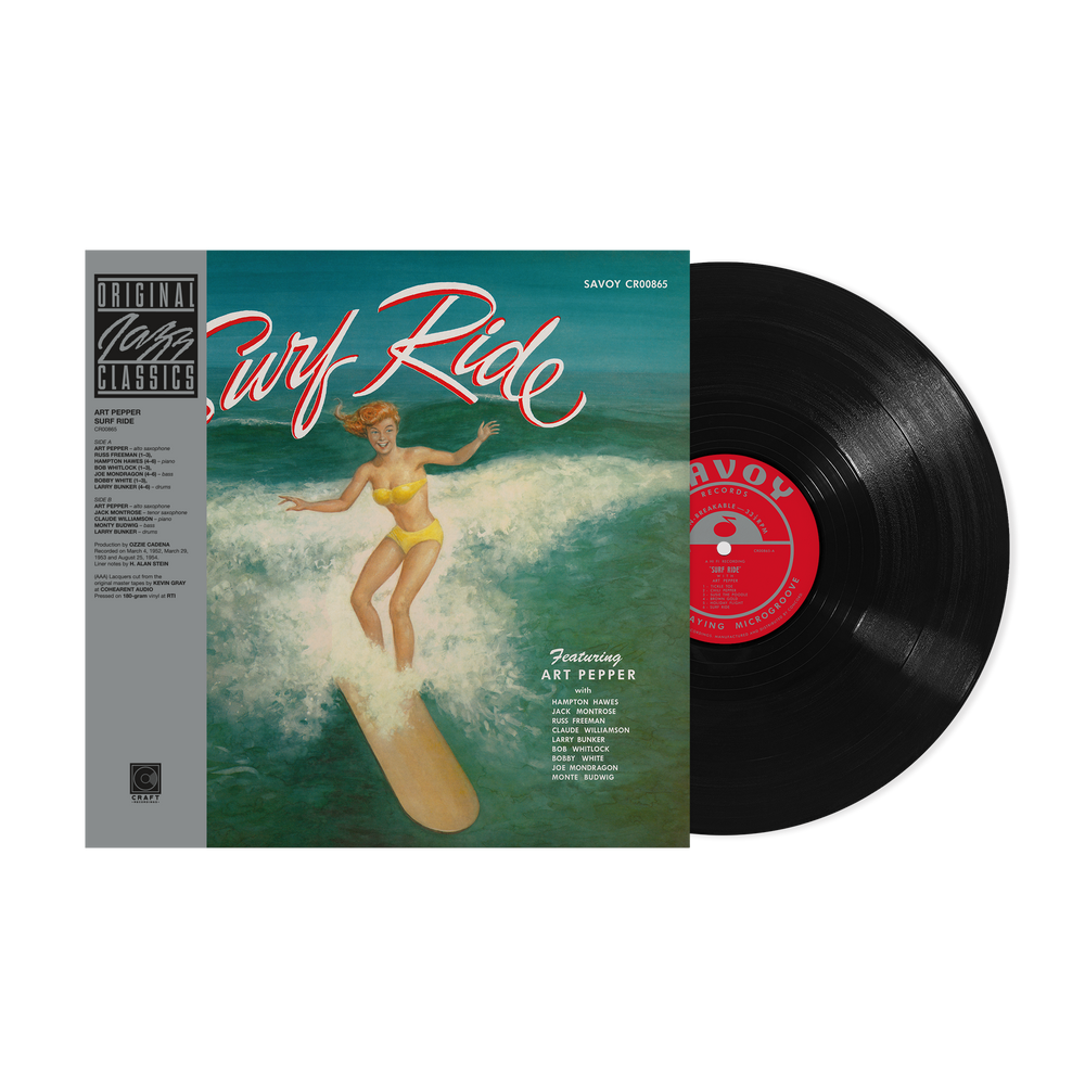 the album cover for Art Pepper - Surf Ride (Original Jazz Classics Series) -  [180g LP]
