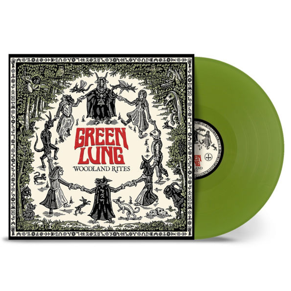 the album cover for Green Lung - Woodland Rites [Olive Colored Vinyl]