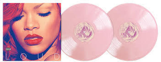 the album cover for Rihanna - Loud [Colored Vinyl] (Pnk)