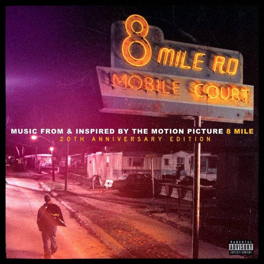 the album cover for 8 Mile [Movie] - 8 Mile (Music From & Inspired by The Motion Picture):  20th Anniversary Edition [Deluxe 4LP]