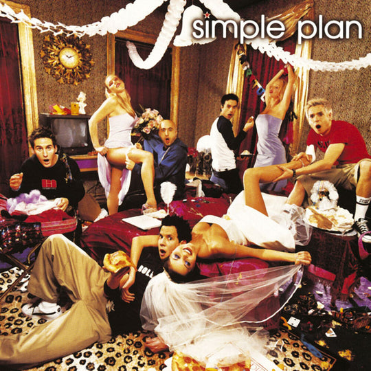 the album cover for Simple Plan - No Pads, No Helmets...Just Balls [Limited Edition Crystal Clear LP]