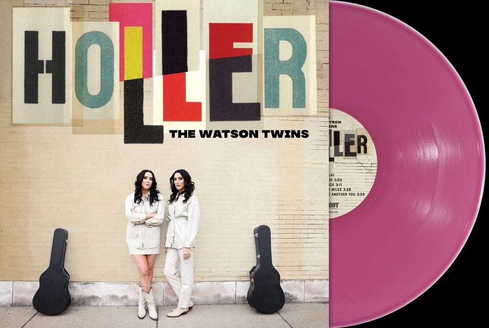 the album cover for The Watson Twins - Holler [Indie Exclusive Limited Edition Opaque Violet LP]