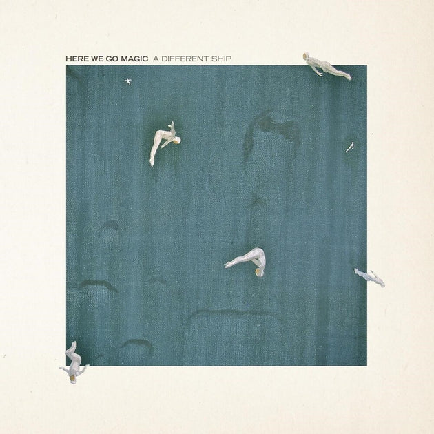 the album cover for Here We Go Magic - Different Ship (Blue) [Colored Vinyl] (Can)