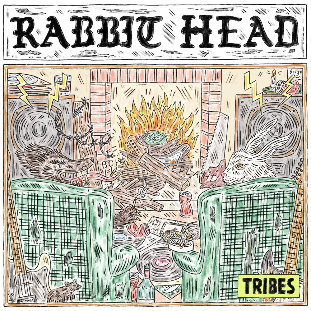 the album cover for Tribes - Rabbit Head - Deluxe Gatefold [Deluxe] (Gate)
