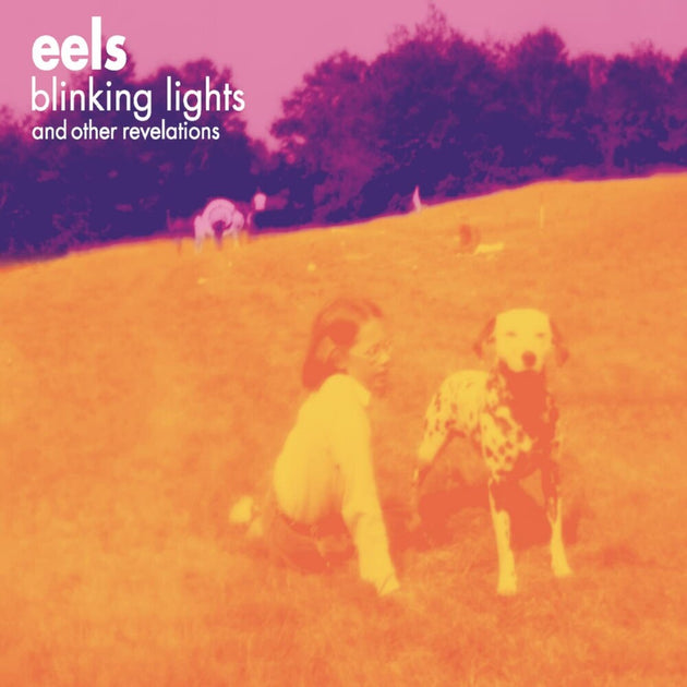 the album cover for Eels - Blinking Lights and Other Revelations [Limited Edition Remastered Crystal Violet 3LP]