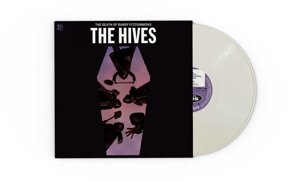 the album cover for The Hives - The Death Of Randy Fitzsimmons [Indie Exclusive Limited Edition Offwhite Opague LP]