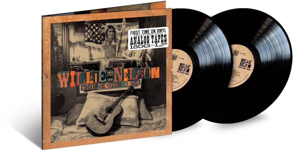 the album cover for Willie Nelson - Milk Cow Blues [2 LP]