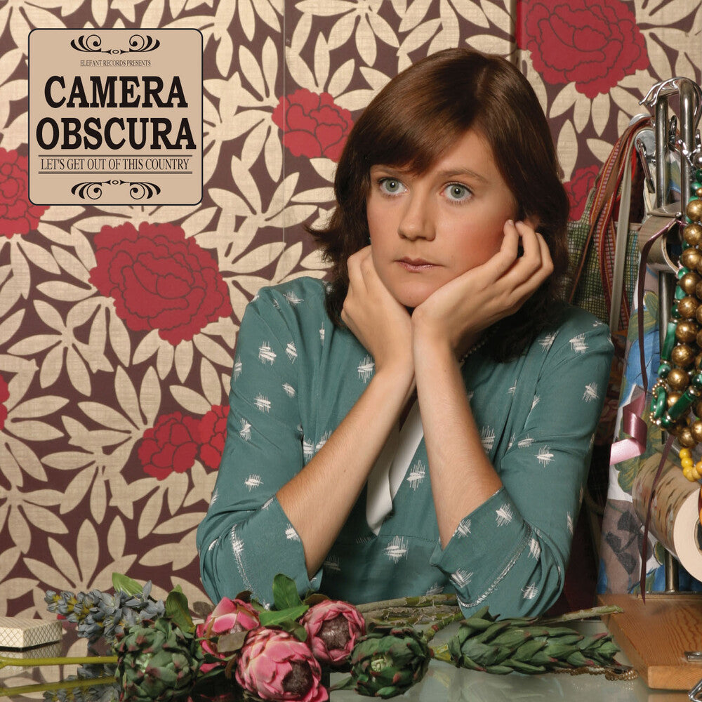 the album cover for Camera Obscura - Let's Get Out Of This Country [Clear Vinyl] [Limited Edition] [Download Included]