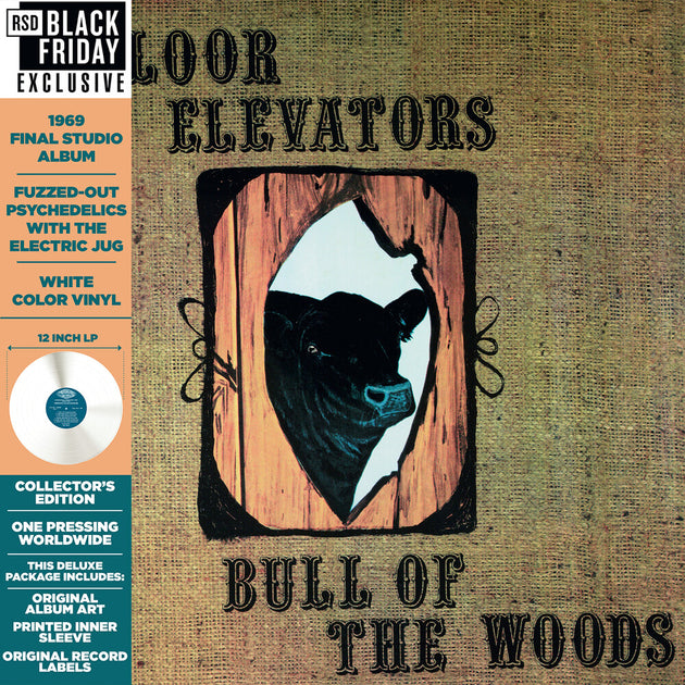 the album cover for 13th Floor Elevators - Bull of the Woods [RSD Black Friday 2023]