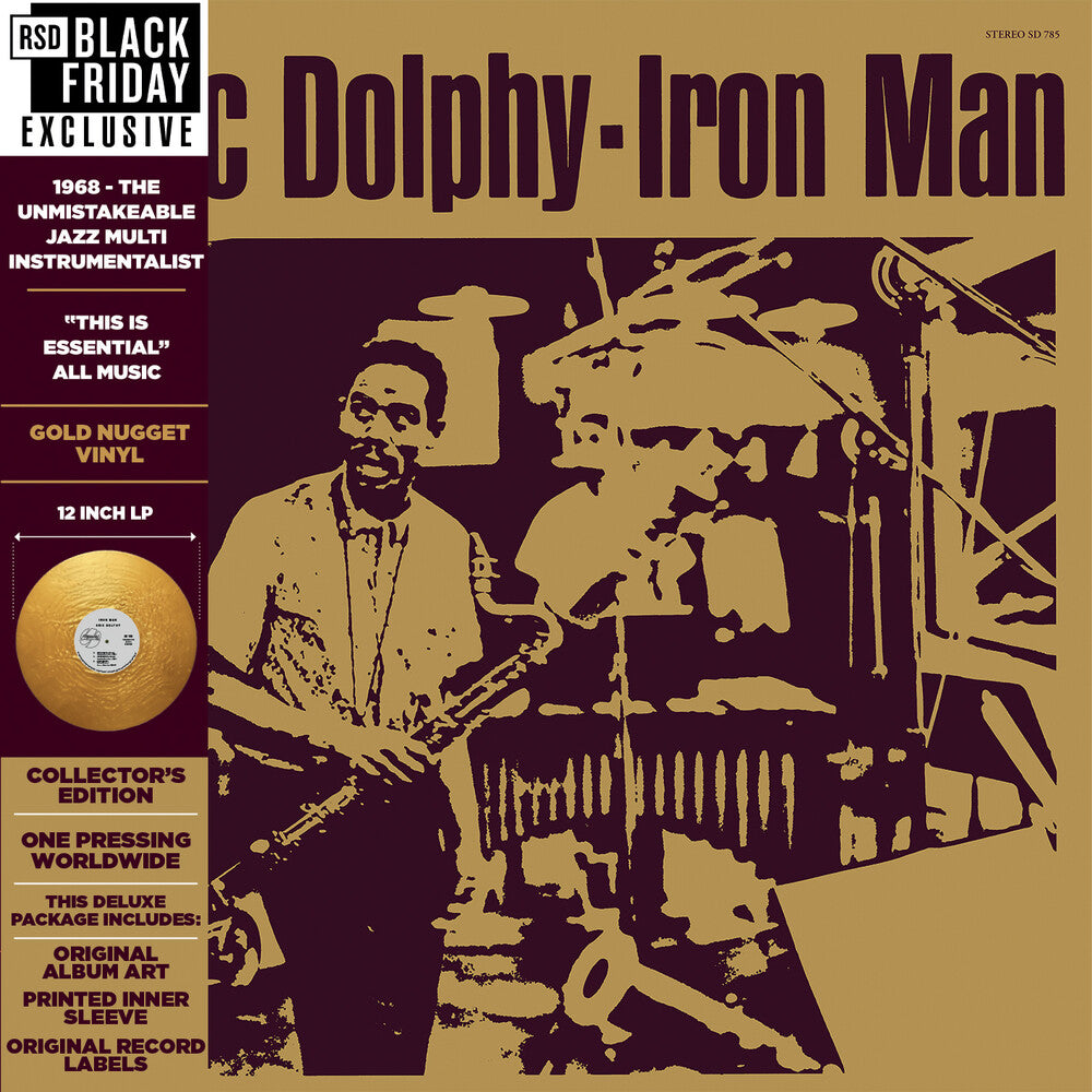 the album cover for Eric Dolphy - Iron Man [RSD Black Friday 2023]