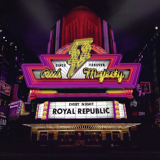 the album cover for Royal Republic - Club Majesty - Neon Magenta [Colored Vinyl]