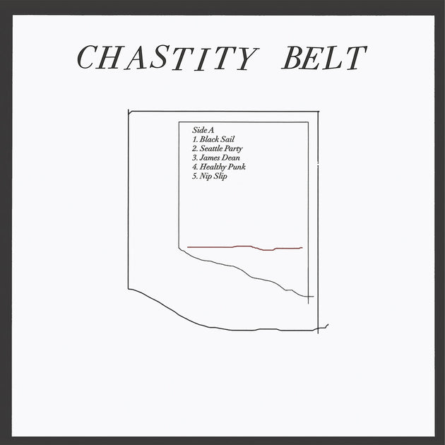 the album cover for Chastity Belt - No Regerts (10th Anniversary Edition) [Colored Vinyl]