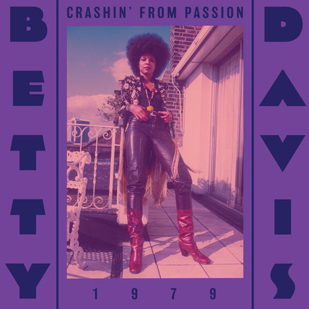 the album cover for Betty Davis - Crashin' From Passion - Red [Colored Vinyl] (Red)