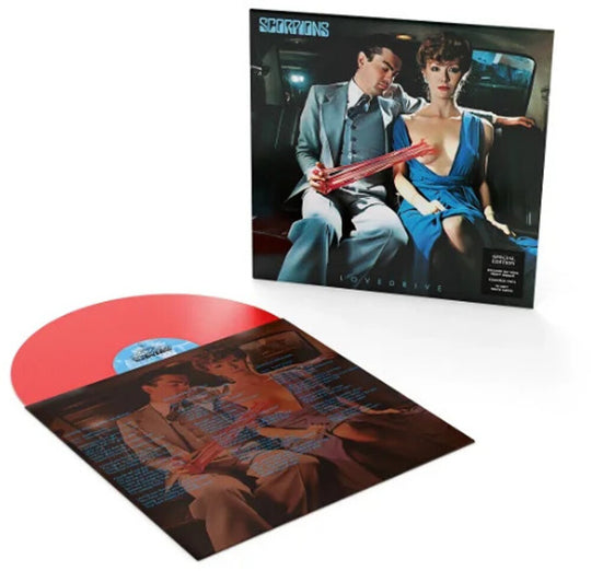 the album cover for Scorpions - Lovedrive [Colored Vinyl] [180 Gram] (Red) (Uk)