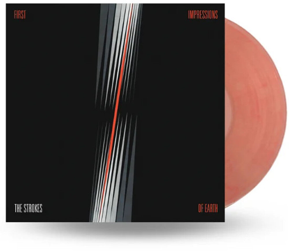 the album cover for Strokes - First Impressions Of Earth [Colored Vinyl] (Red) (Hol)
