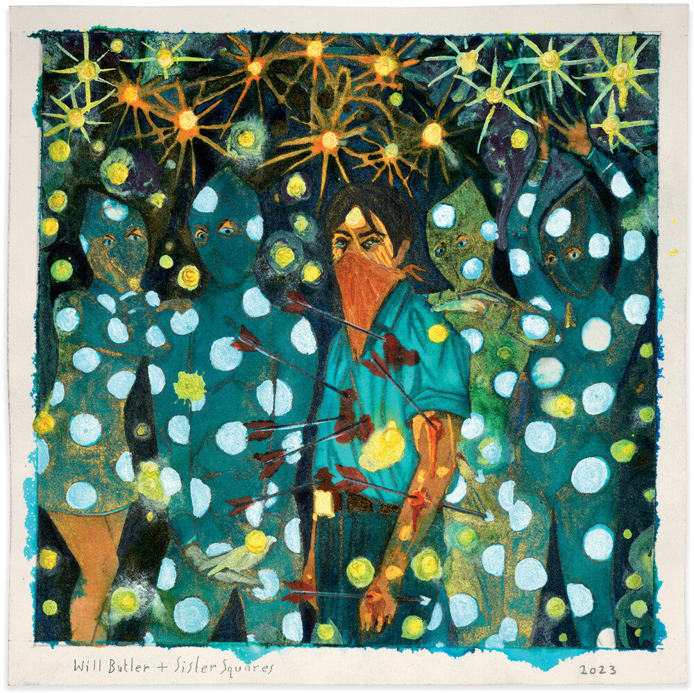 the album cover for Will Butler  / Sister Squares - Will Butler + Sister Squares [Indie Exclusive] (Beig) (Blue)