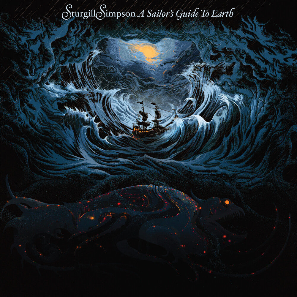 the album cover for Sturgill Simpson - A Sailor's Guide to Earth [Clear LP]