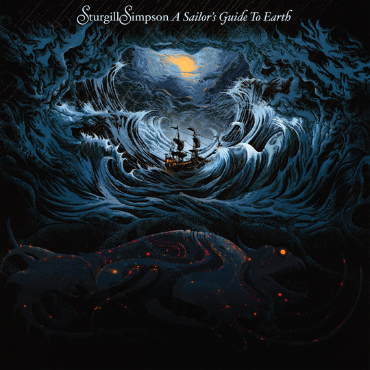 the album cover for Sturgill Simpson - A Sailor's Guide to Earth [Clear LP]