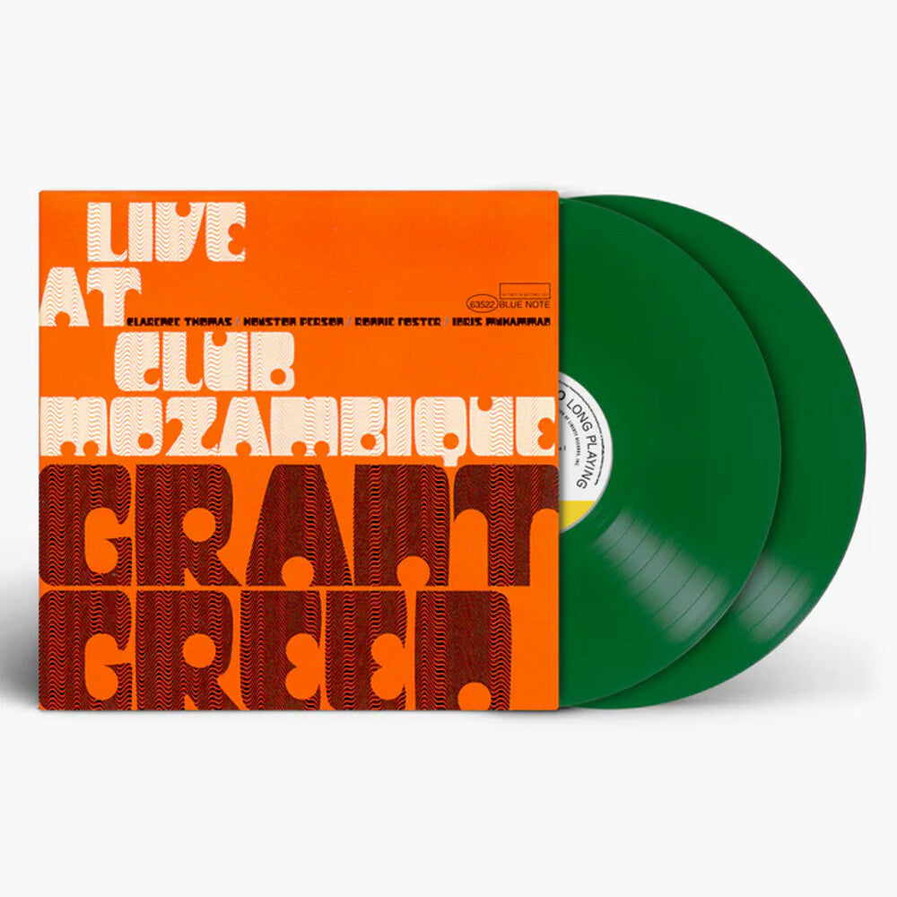 the album cover for Grant Green - Live At Club Mozambique [Indie Exclusive Limited Edition Opaque Green 2LP]