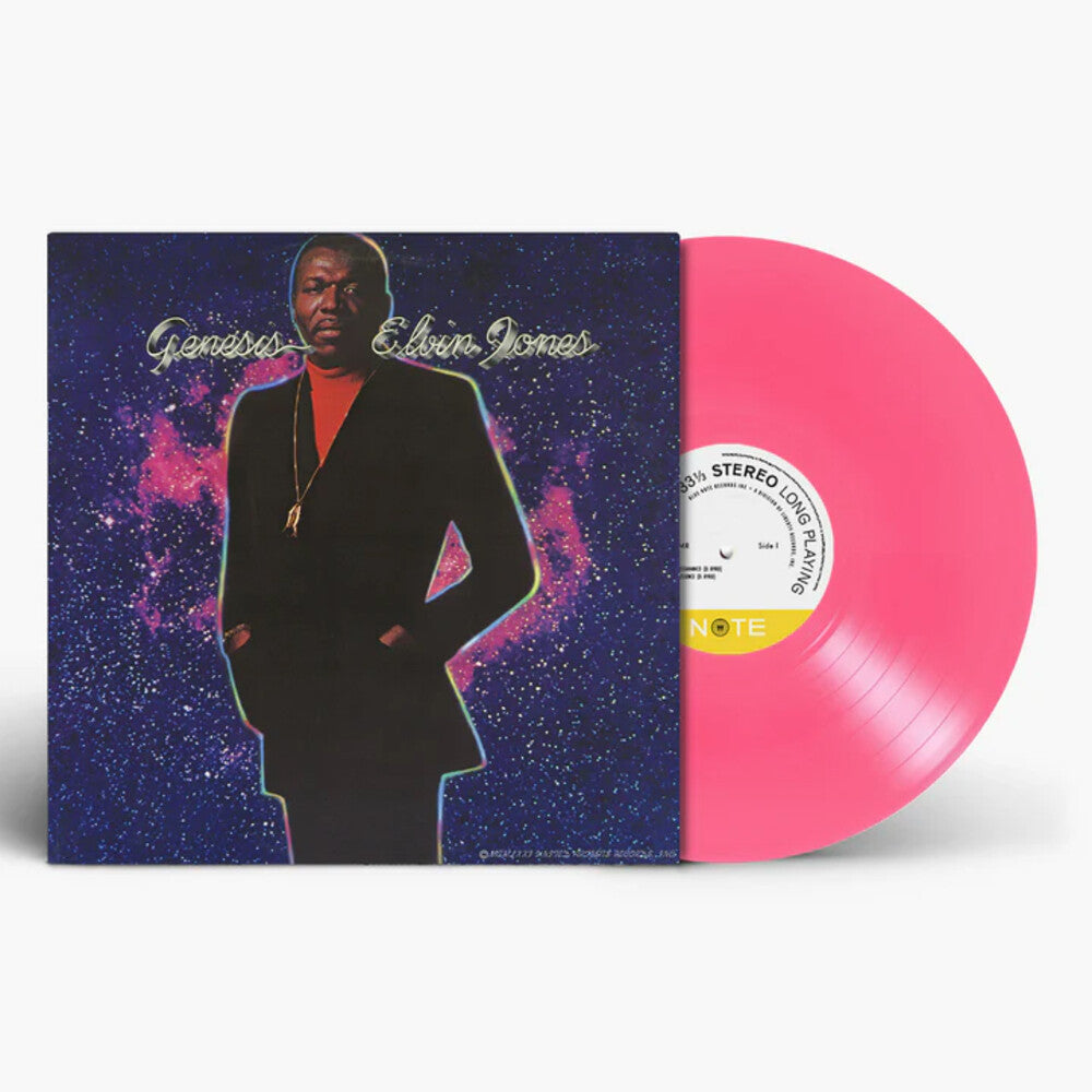 the album cover for Elvin Jones - Genesis [Indie Exclusive Limited Edition Pink LP]