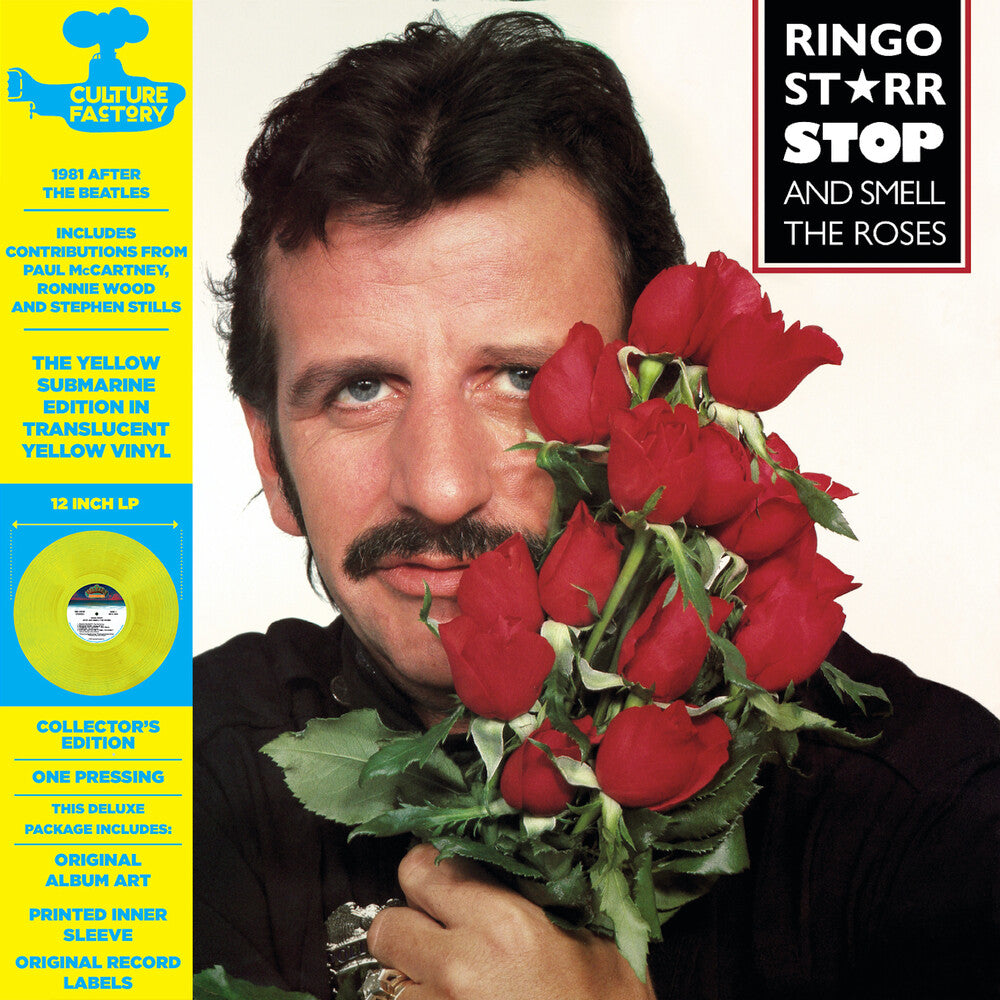 the album cover for Ringo Starr - Stop & Smell The Roses: Yellow Submarine Edition