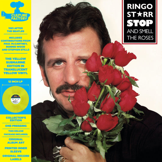the album cover for Ringo Starr - Stop & Smell The Roses: Yellow Submarine Edition