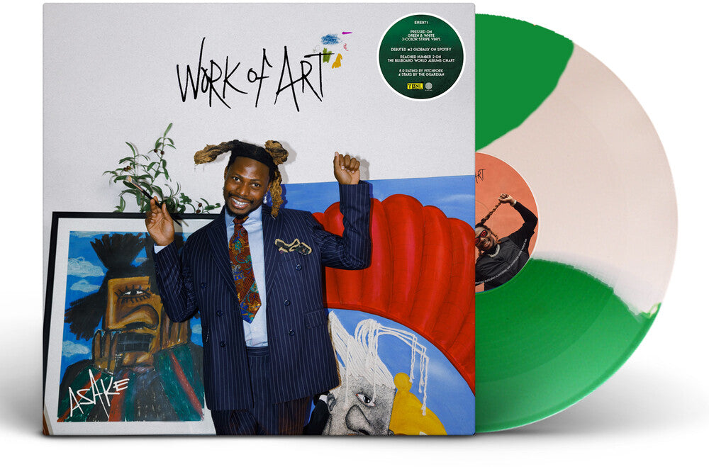 the album cover for Asake - Work Of Art [Colored Vinyl]