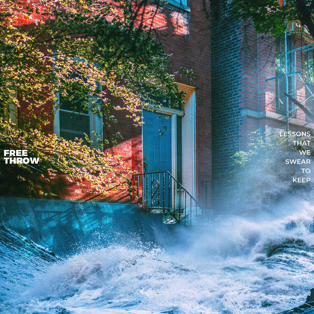 the album cover for Free Throw - Lessons That We Swear To Keep (Blue) [Clear Vinyl] (Grn)